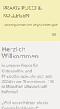 Mobile Screenshot of praxispucci.de